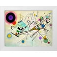 thumbnail image 1 of Kandinsky, Wassily 32x25 White Modern Wood Framed Museum Art Print Titled - Composition VIII, 1 of 4