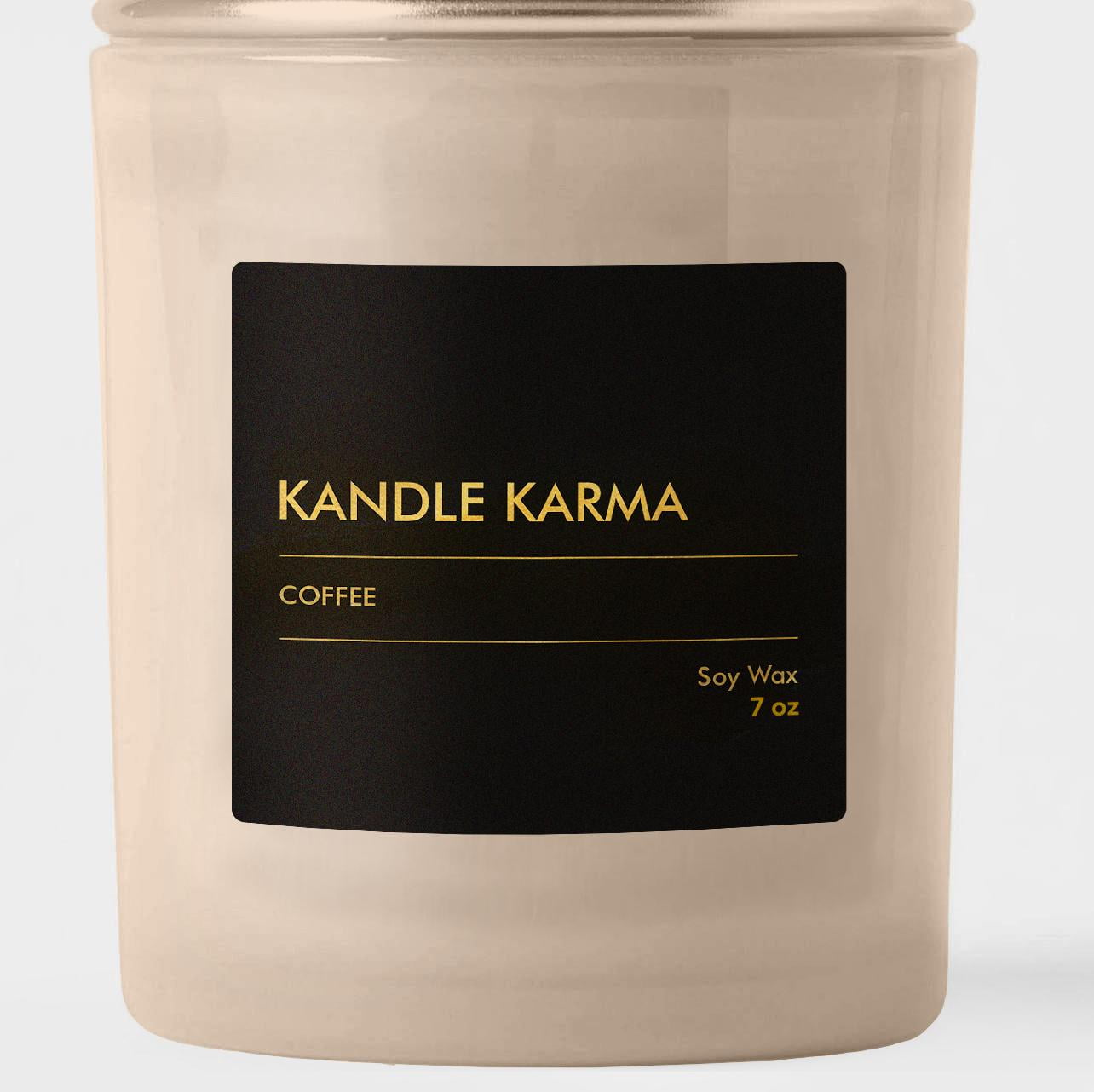 Kandle Karma Coffee Scented Soy Wax Candle (200g/7oz)