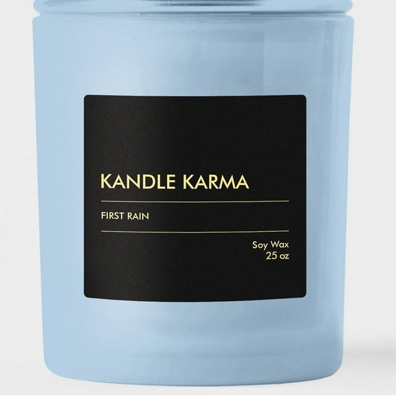 Kandle Karma First Rain Scented Scented Soy Wax Candle (700g/25oz)