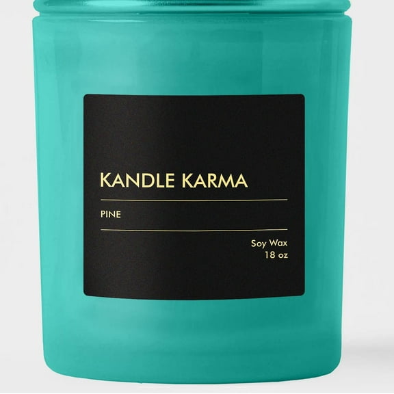 Kandle Karma Pine Scented Soy Wax Candle (500g/18oz)