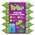 thumbnail image 1 of Kandoo Kids Sensitive Flushable Cleansing Wet Wipes, Potty Training Aid, Fragrance Free, 240 Wipes, 1 of 7