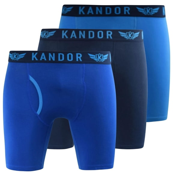 Kandor Mens Trunken Boxer Shorts (Pack of 3)