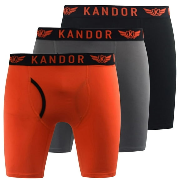 Kandor Mens Trunken Boxer Shorts (Pack of 3)