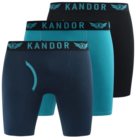 Kandor Mens Trunken Boxer Shorts (Pack of 3)