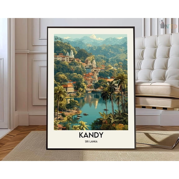 Kandy Hill Country Poster Unframed Paper Print