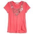 thumbnail image 1 of Kandy Kiss Girls Graphic-Print T-Shirt Tee Shirt (XLarge, Pink), 1 of 1