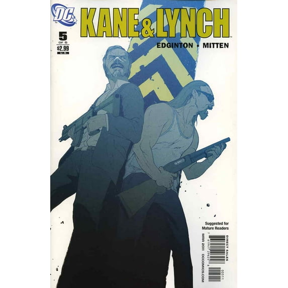 Kane And Lynch #5 VF ; DC Comic Book