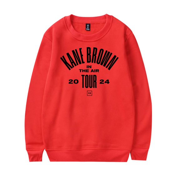 Kane Brown 2024 World Tour Sweatshirt O-neck Long Sleeve Fashion Pullovers New Fashion Streetwear