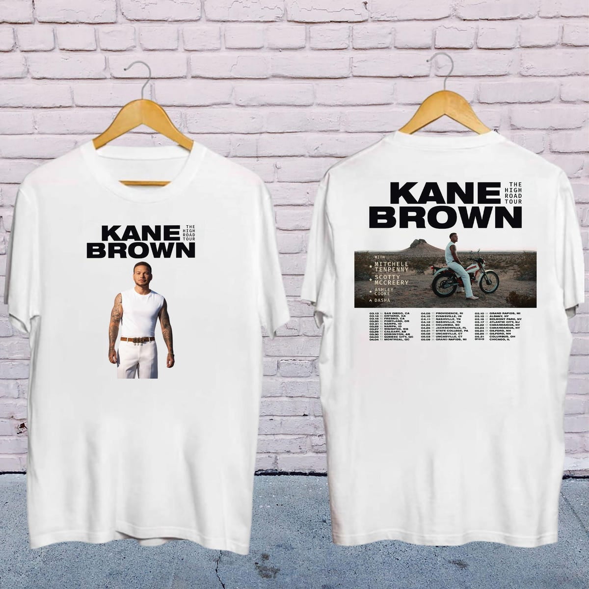 Kane Brown 2025 The High Road Tour Shirt, Kane Brown 2025 Concert, Kane Brown Fan Gifts
