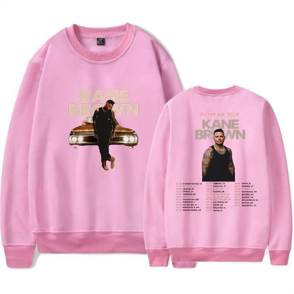 Kane Brown Air Tour Sweatshirt Fashion Pullover Hip Hop Crewneck Harajuku Clothes