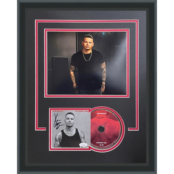 Kane Brown Autographed Different Man Deluxe Framed CD and Booklet - JSA