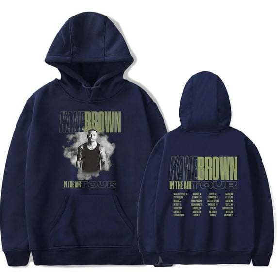 Kane Brown Black In The Air Tour Merch Hoodies Popular Graphics Print Unisex Trendy Casual Streetwear Sweatshirt