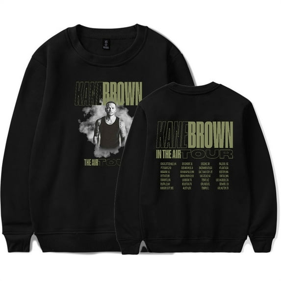 Kane Brown Crewneck In The Air Tour Sweatshirt Cosplay Longsleeve Casual Pullover
