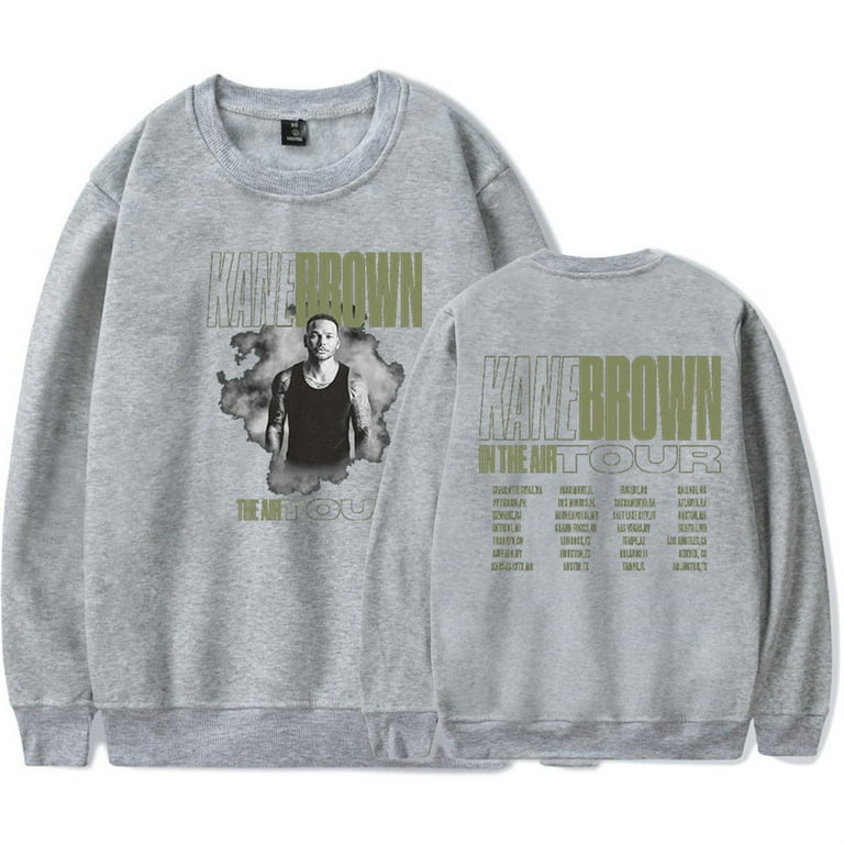 Kane Brown Crewneck In The Air Tour Sweatshirt Cosplay Longsleeve