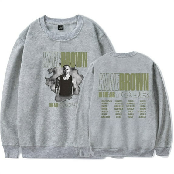 Kane Brown Crewneck In The Air Tour Sweatshirt Cosplay Longsleeve Casual Pullover