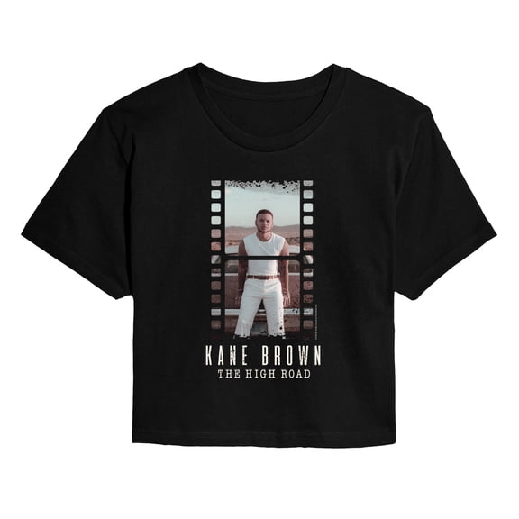 Kane Brown - Film Strip - Juniors Cropped Graphic T-Shirt