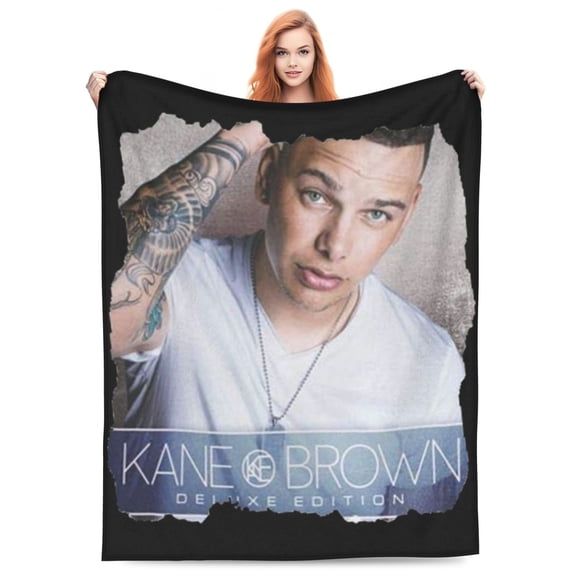 Kane Brown Flannel Blanket Funny Ultra-Soft Micro Warm Throw Blanket Fleece Blanket Interesting Gift 50"X40"
