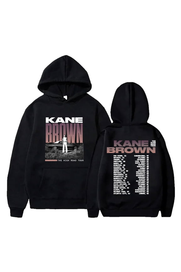 Kane Brown High Road Tour 2025 Hoodies Long Sleeve Streetwear Cosplay Unisex Fashion Sweatshirts