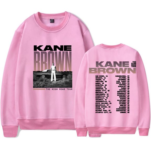Kane Brown High Road Tour 2025 Long Sleeve Tee Cosplay Women Men Fashion Streetwear Sweatshirts