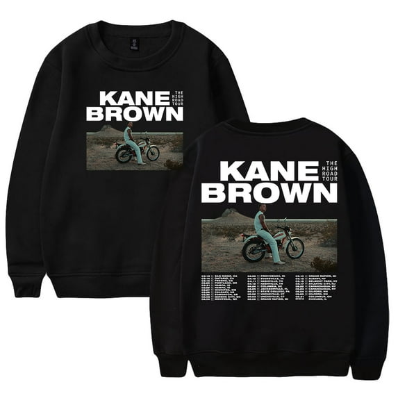 Kane Brown High Road Tour 2025 Merch Crewneck Long Sleeve Streetwear Women Men Sweatshirt