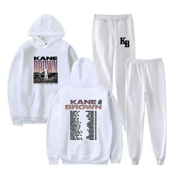 Kane Brown High Road Tour 2025 Merch Hoodies Jogger Pants Set Unisex Fashion Streetwear Sweatshirts
