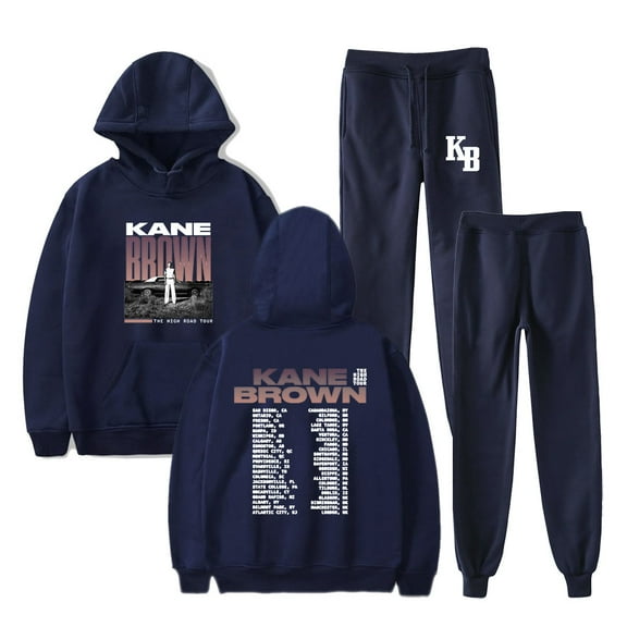 Kane Brown High Road Tour 2025 Merch Hoodies Jogger Pants Set Unisex Fashion Streetwear Sweatshirts