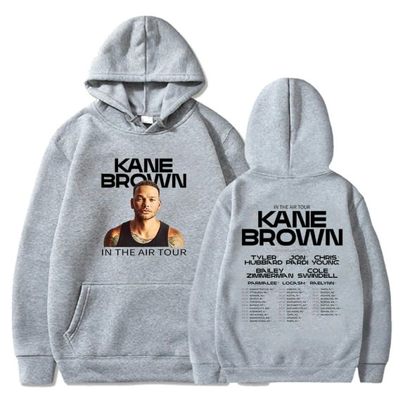 Kane Brown Hoodie 2023 In The Air Tour Merch Women Men Hooded Sweatshirt Hip Hop Clothes