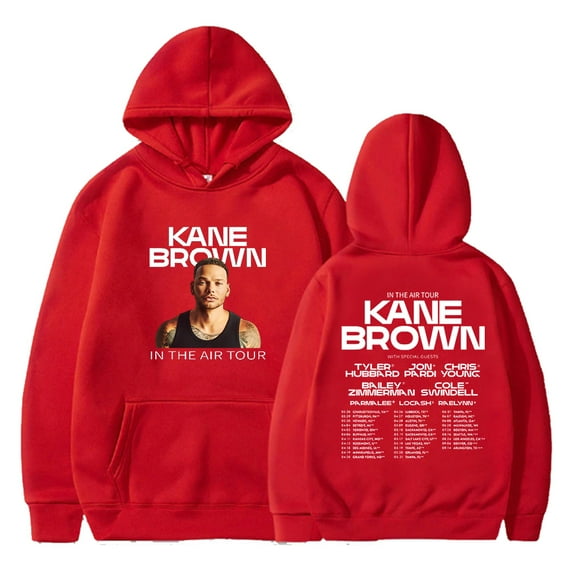 Kane Brown Hoodie 2023 In The Air Tour Merch Women Men Hooded Sweatshirt Hip Hop Clothes