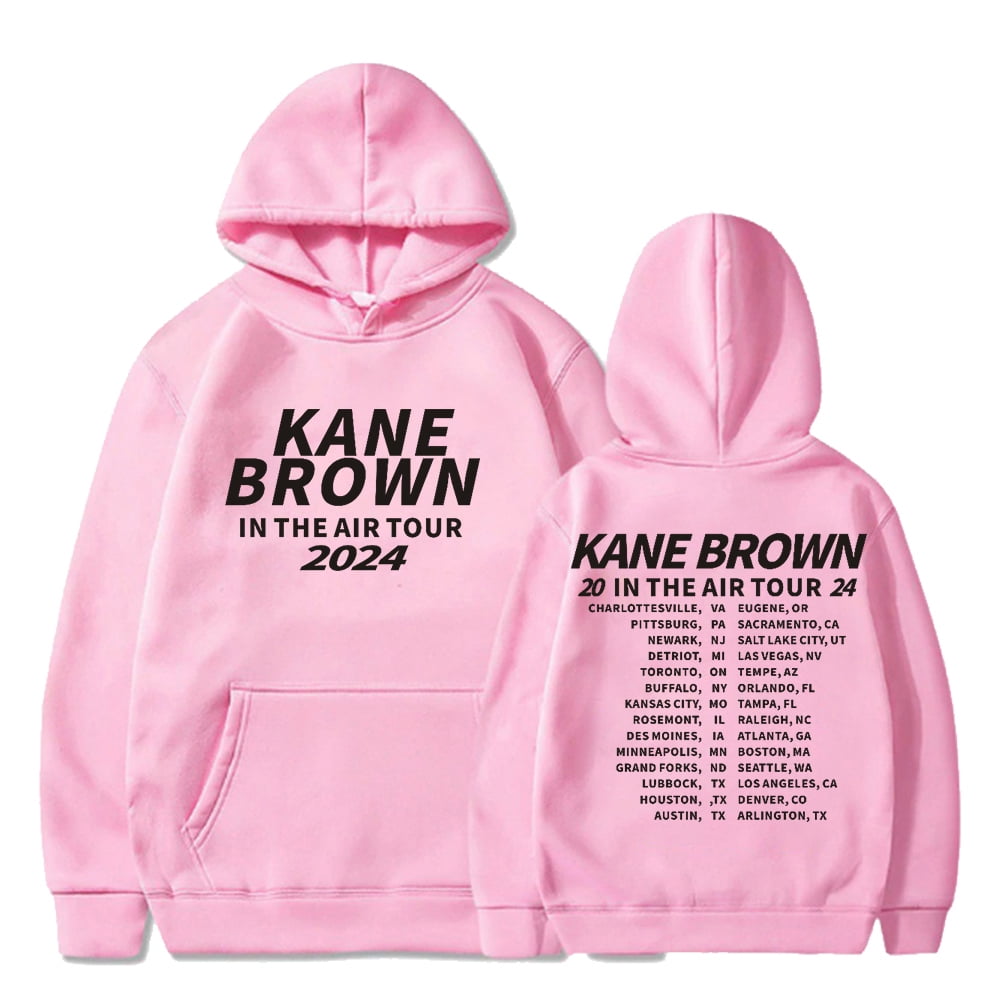 Kane Brown Hoodie 2024 In The Air Tour Merch Long Sleeve Streetwear ...