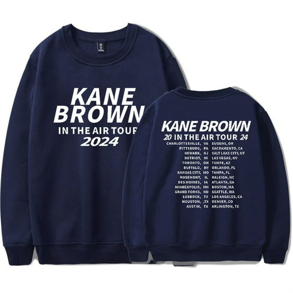 Kane Brown In The Air Tour 2024 Sweatshirt Hip Hop Crewneck Unique Longsleeve Top
