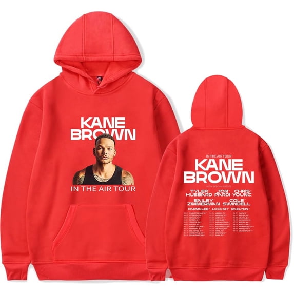 Kane Brown In The Air Tour Merch Hoodies Popular Graphics Print Unisex Trendy Casual Streetwear Sweatshirt