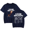 thumbnail image 1 of Kane Brown In The Air Tour Merch Popular Reversible Print Unisex Fashionable Casual Short Sleeve Top, 1 of 3