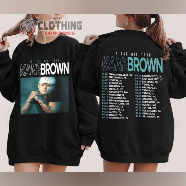 Kane Brown In The Air Tour Shirt, Kane Brown 2024 Tour Shirt, In The
