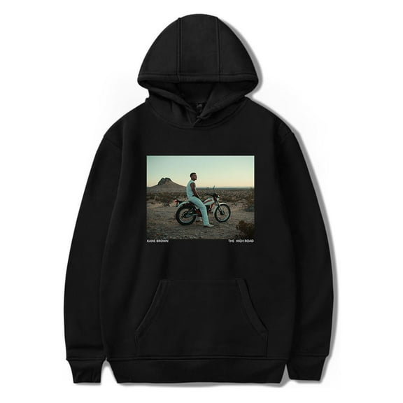 Kane Brown Inspired Unisex Hooded Sweatshirt, 2025 World Tour The High Road Album, Polyester, Various Colors