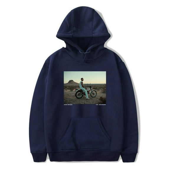 Kane Brown Inspired Unisex Hooded Sweatshirt, 2025 World Tour The High Road Album, Polyester, Various Colors