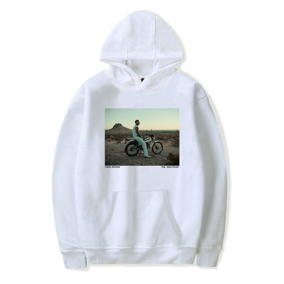 Kane Brown Inspired Unisex Hooded Sweatshirt, 2025 World Tour The High Road Album, Polyester, Various Colors