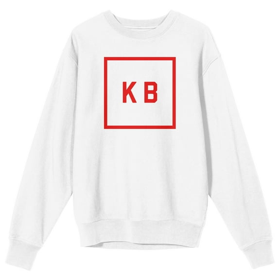 Kane Brown KB Box Logo Crew Neck Long Sleeve White Adult Sweatshirt - Small
