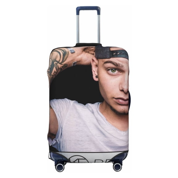 Kane Brown Luggage Cover Approved Travel Suitcase Protector Elastic Washable Baggage Covers For 18-21 Inch Luggage