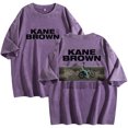 thumbnail image 1 of Kane Brown The High Road 2025 Tour T-Shirt Cotton Wash Tee Women Men Short Sleeve Crewneck Tee, 1 of 3