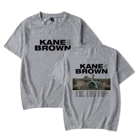 Kane Brown The High Road 2025 Tour T-Shirt Women Men Casual Crewneck Short Sleeve Fashion Tee