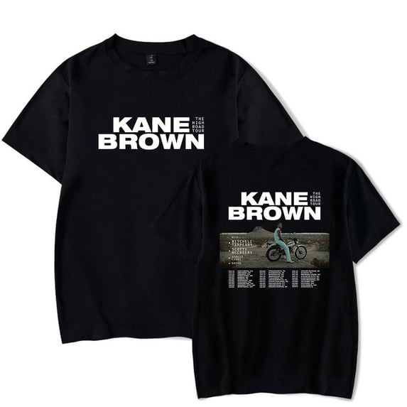 Kane Brown The High Road 2025 Tour T-Shirt Women Men Casual Crewneck Short Sleeve Fashion Tee