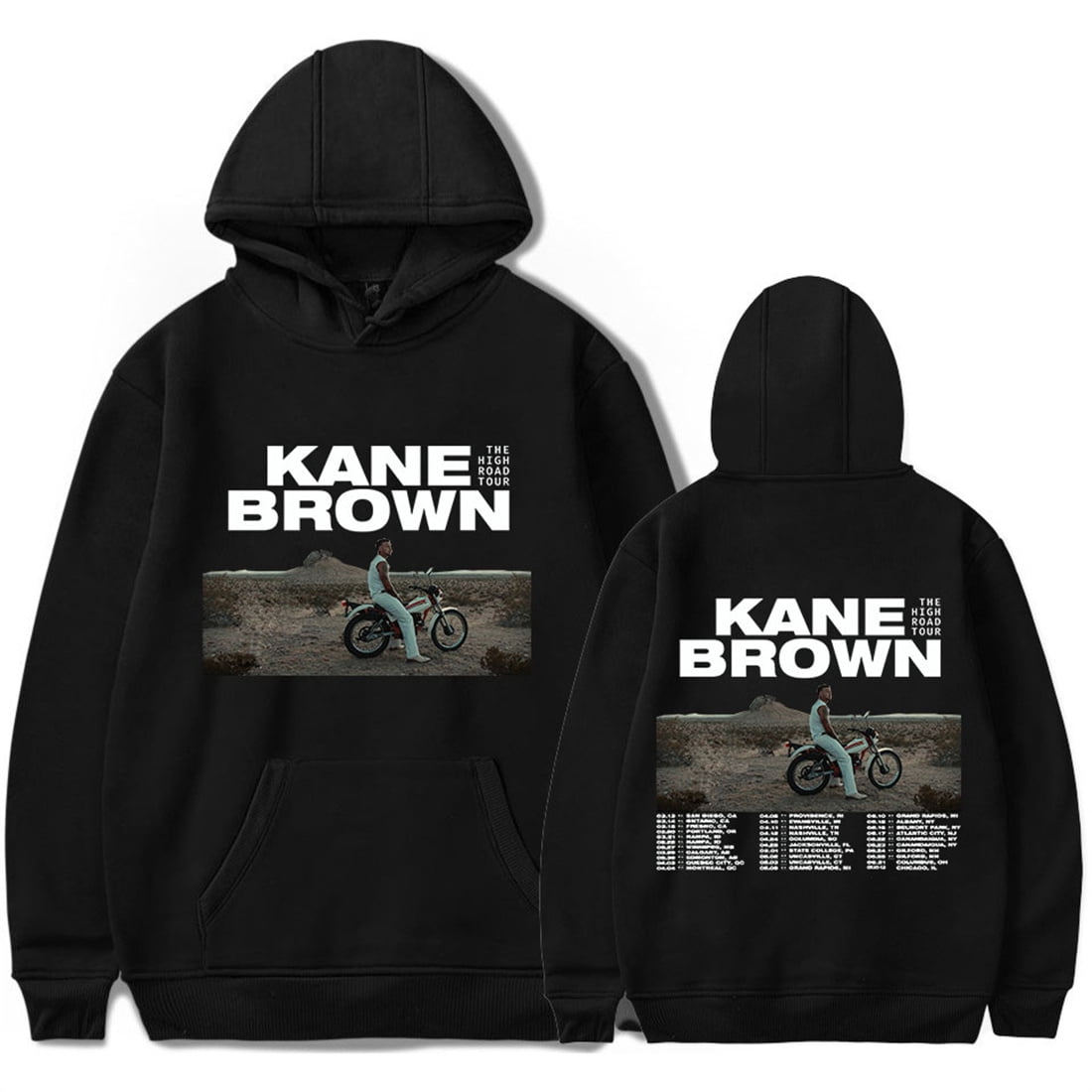 Kane Brown The High Road Tour 2025 Hoodies Cool Sweatshirts Hip