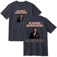 thumbnail image 1 of Kane Brown The High Road Tour 2025 Merch Cotton T-Shirt Women Men Casual Crewneck Short Sleeve Tee, 1 of 3