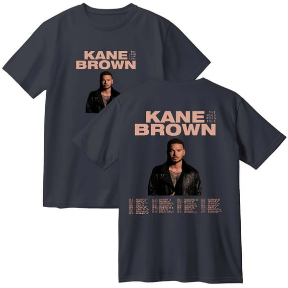 Kane Brown The High Road Tour 2025 Merch Cotton T-Shirt Women Men Casual Crewneck Short Sleeve Tee