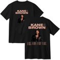 thumbnail image 1 of Kane Brown The High Road Tour 2025 Merch Cotton T-Shirt Women Men Casual Crewneck Short Sleeve Tee, 1 of 3