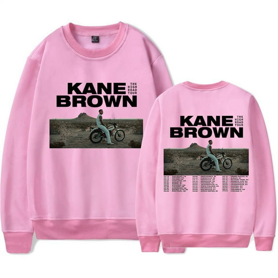Kane Brown The High Road Tour 2025 Sweatshirts Hip Hop Crewneck Tops Unisex Clothes