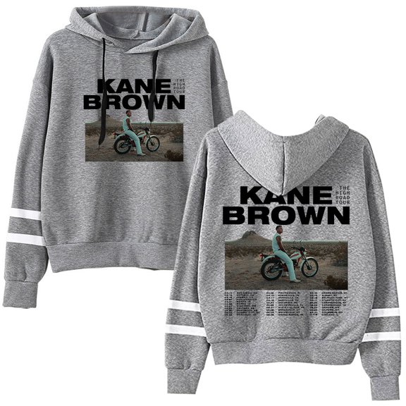 Kane Brown The High Road Tour Merch Pocketless Parallel Bars Sleeve Streetwear Sweatshirts