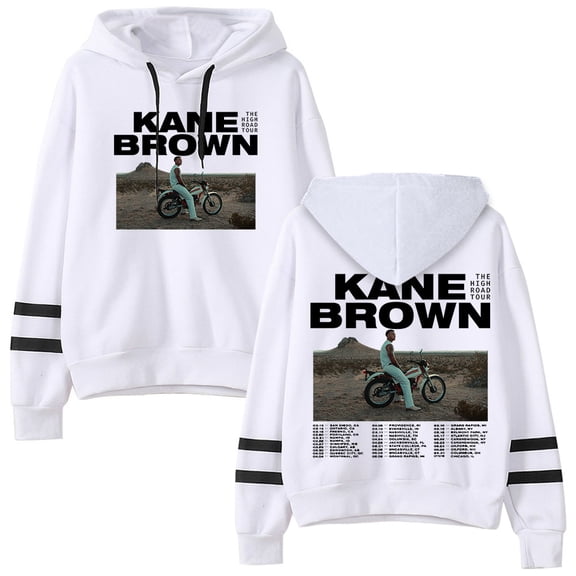 Kane Brown The High Road Tour Merch Pocketless Parallel Bars Sleeve Streetwear Sweatshirts