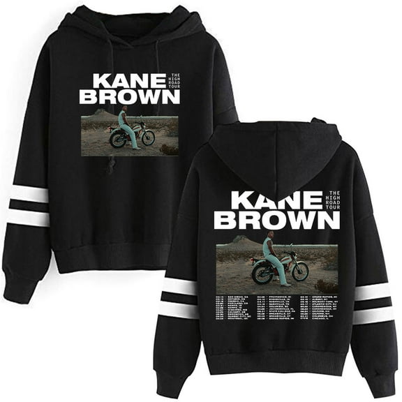 Kane Brown The High Road Tour Merch Pocketless Parallel Bars Sleeve Streetwear Sweatshirts