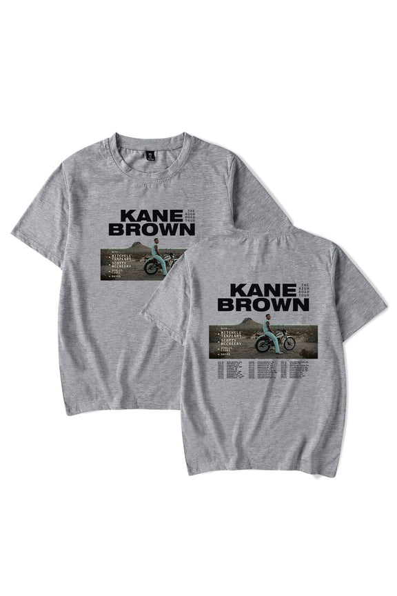 Kane Brown The High Road Tour T-Shirt Merch For Women/Men Unisex O-neck Short Sleeve Tshirt Streetwear Top